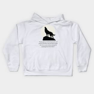 heartache and poetry Kids Hoodie